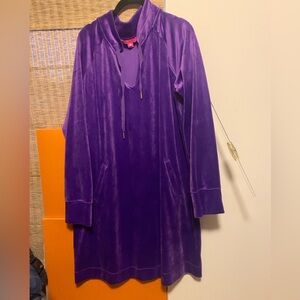 XXL VGUC Lilly Pulitzer Cassi dress, purple velour